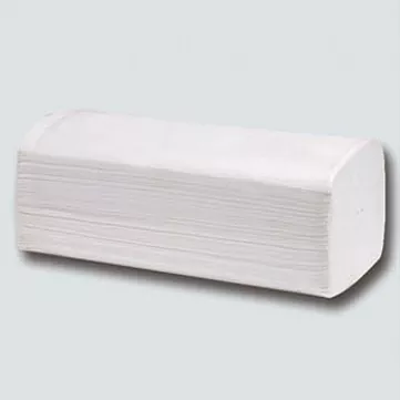 ຜ້າຂົນຫນູດ້ວຍມືຂອງສີຂາວ V-Fold